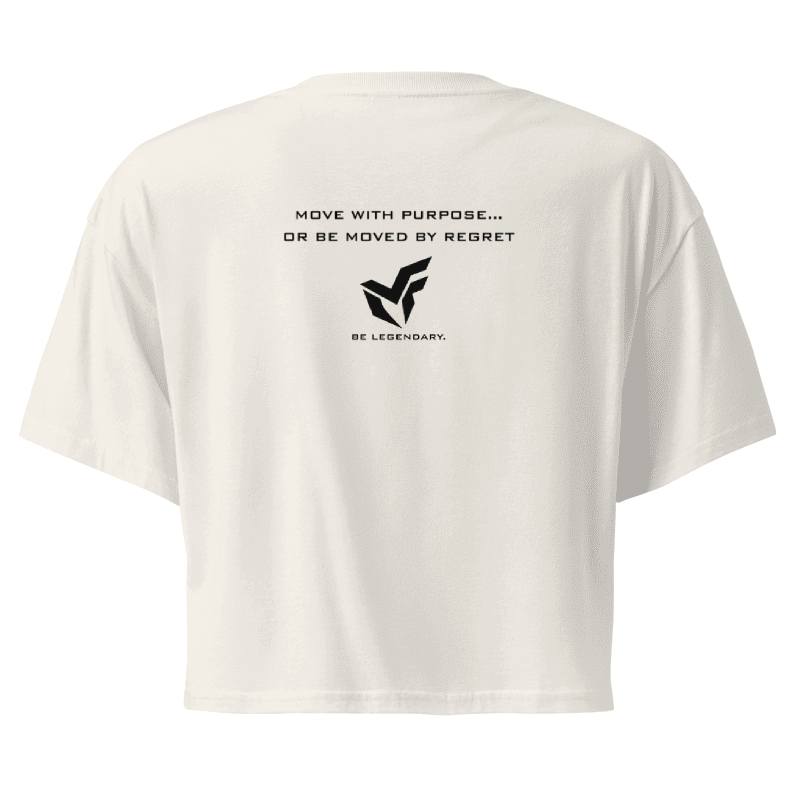 MF Women's Crop Top "MOVE WITH PURPOSE"