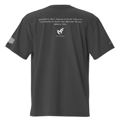MF Oversized Faded T-Shirt "STRENGTH IS FOUND"