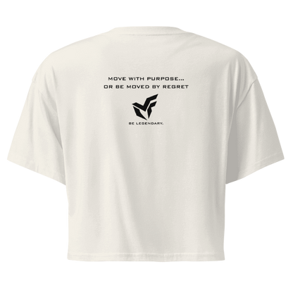 MF Women's Crop Top "MOVE WITH PURPOSE"