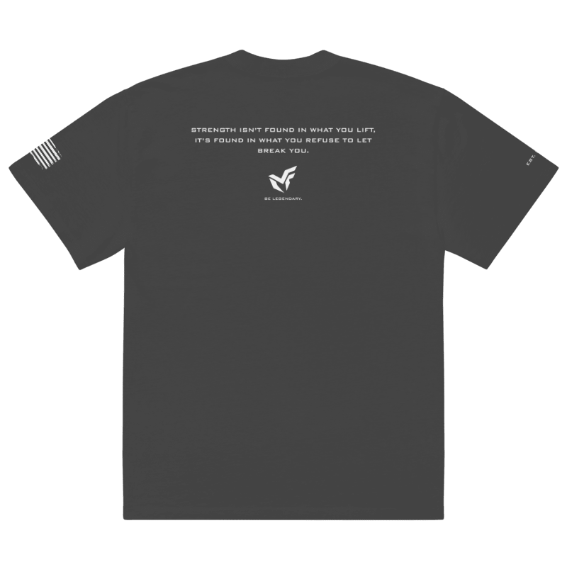 MF Oversized Faded T-Shirt "STRENGTH IS FOUND"