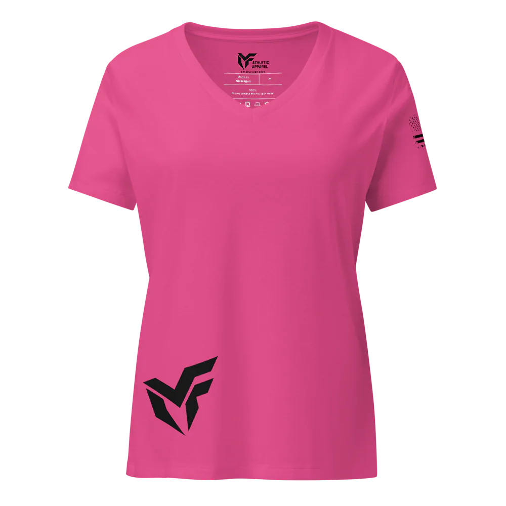 Women's Relaxed V-Neck T-Shirt | Bella Canvas 6405CVC