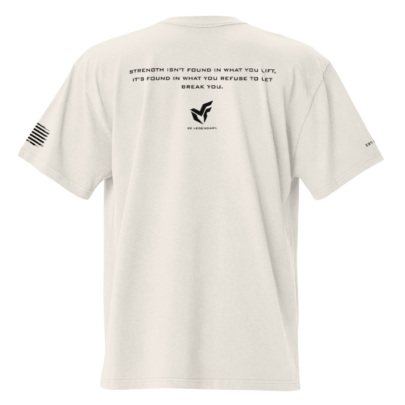 MF Oversized Faded T-Shirt "STRENGTH IS FOUND"