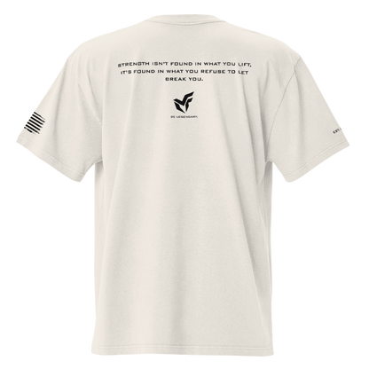 MF Oversized Faded T-Shirt "STRENGTH IS FOUND"