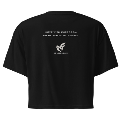 MF Women's Crop Top "MOVE WITH PURPOSE"