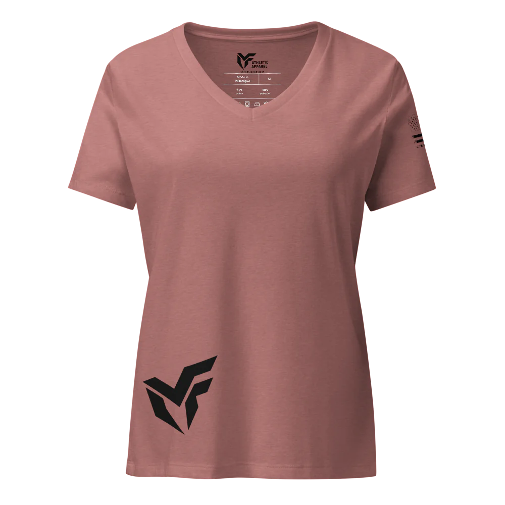 Women's Relaxed V-Neck T-Shirt | Bella Canvas 6405CVC