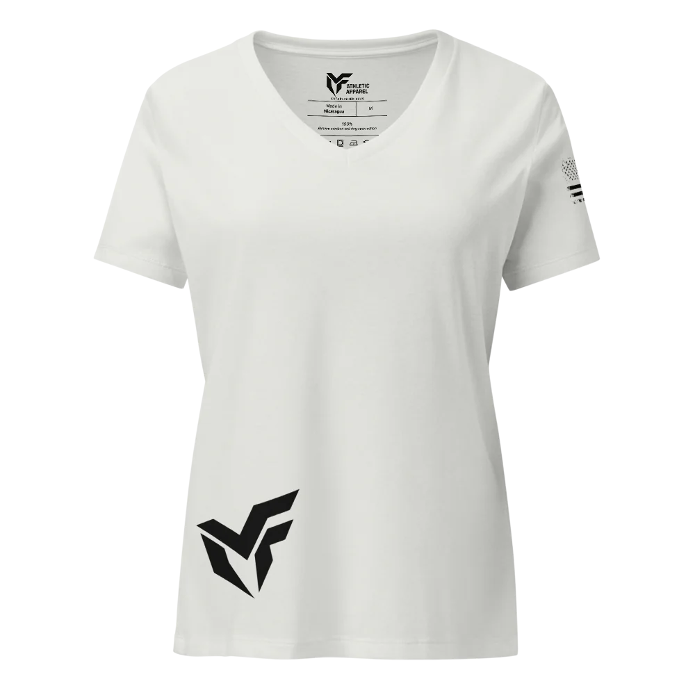 Women's Relaxed V-Neck T-Shirt | Bella Canvas 6405CVC