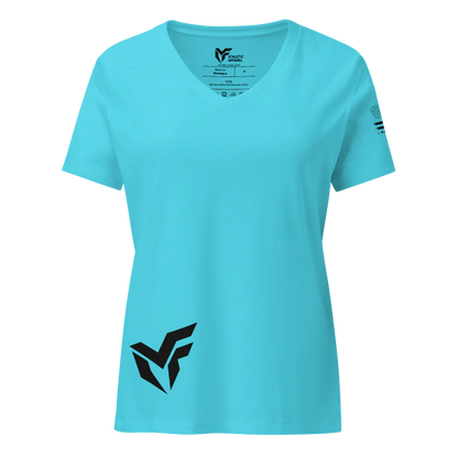 Women's Relaxed V-Neck T-Shirt | Bella Canvas 6405CVC