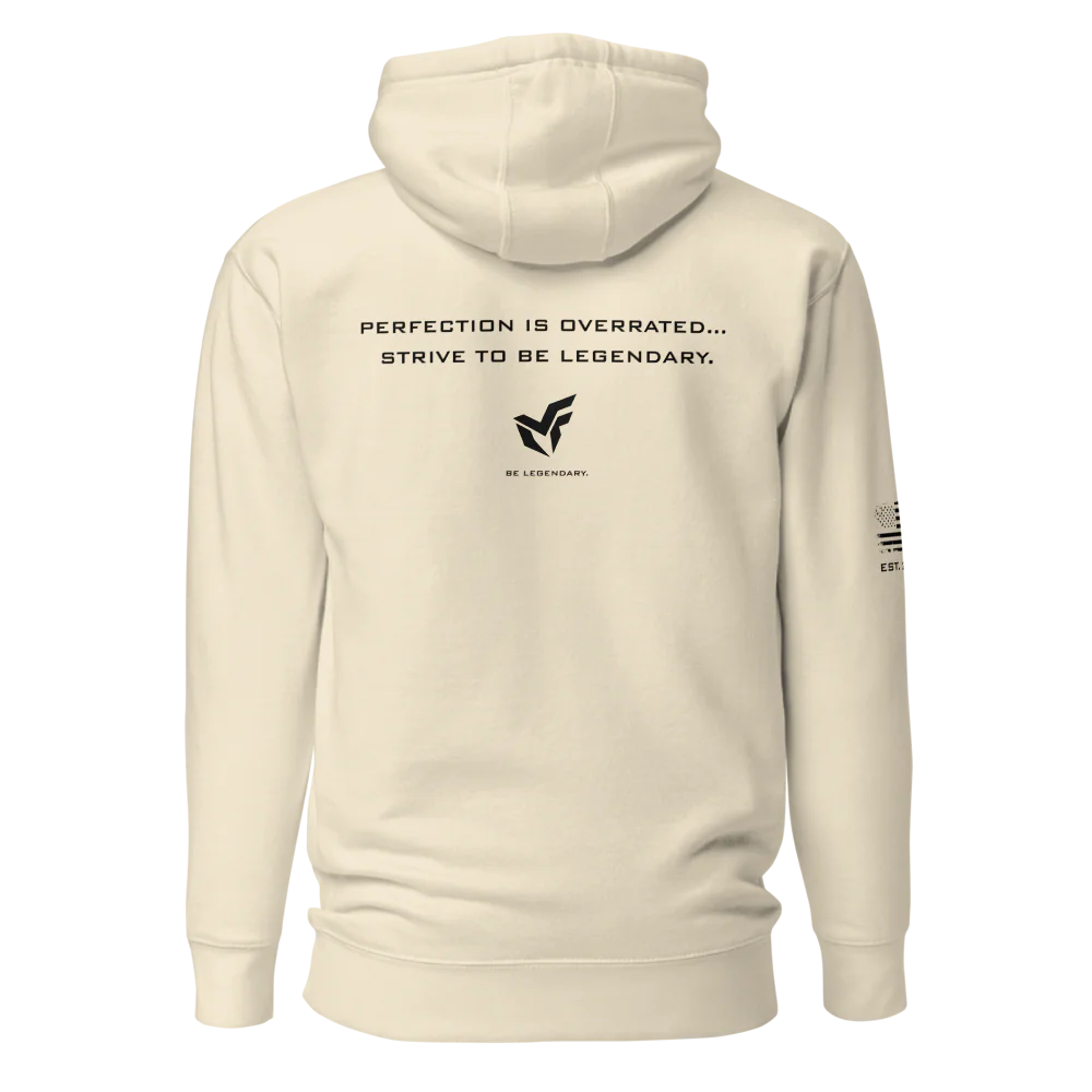 MF Premium Heritage Hoodie "PERFECTION IS OVERRATED"