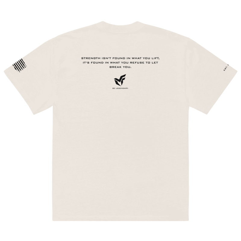 MF Oversized Faded T-Shirt "STRENGTH IS FOUND"
