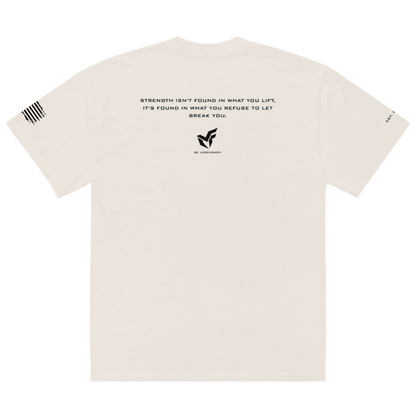MF Oversized Faded T-Shirt "STRENGTH IS FOUND"