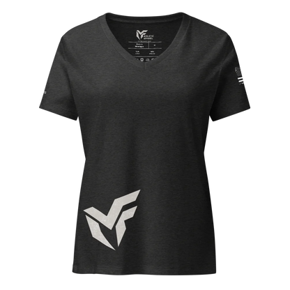 Women's Relaxed V-Neck T-Shirt | Bella Canvas 6405CVC