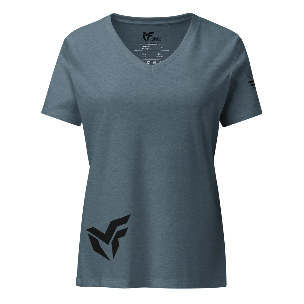 Women's Relaxed V-Neck T-Shirt | Bella Canvas 6405CVC