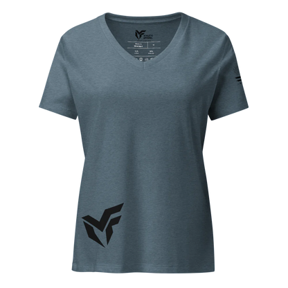 Women's Relaxed V-Neck T-Shirt | Bella Canvas 6405CVC