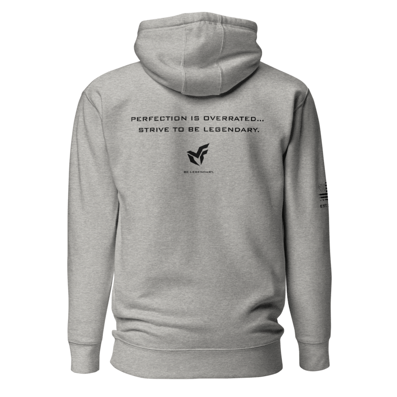 MF Premium Heritage Hoodie "PERFECTION IS OVERRATED"