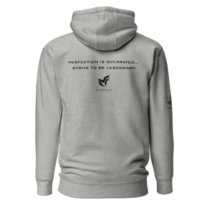 MF Premium Heritage Hoodie "PERFECTION IS OVERRATED"