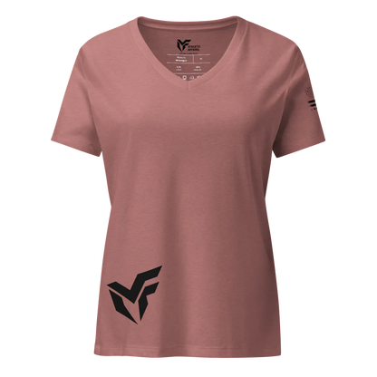 Women's Relaxed V-Neck T-Shirt | Bella Canvas 6405CVC