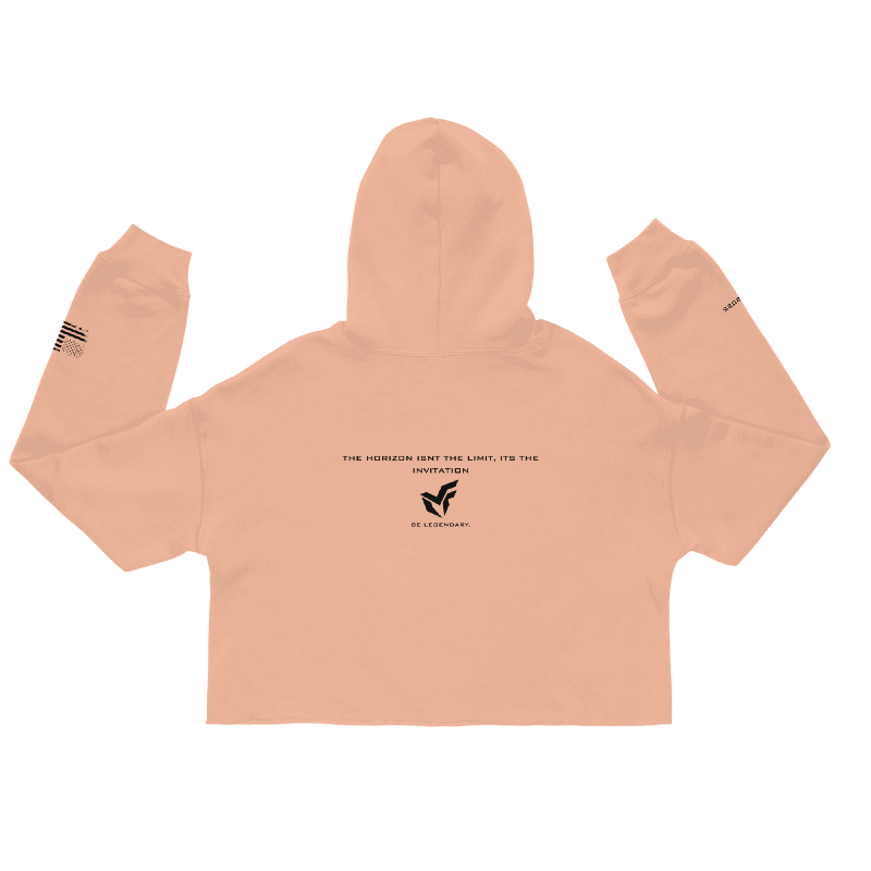 MF Women's Cropped Hoodie "THE HORIZON"