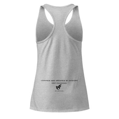 MF Women's Racerback Tank Top "LEGENDS ARE CREATED"