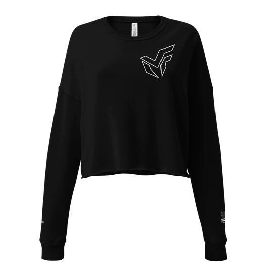 MF Women's Cropped Sweatshirt "PERFECTION IS OVERRATED"
