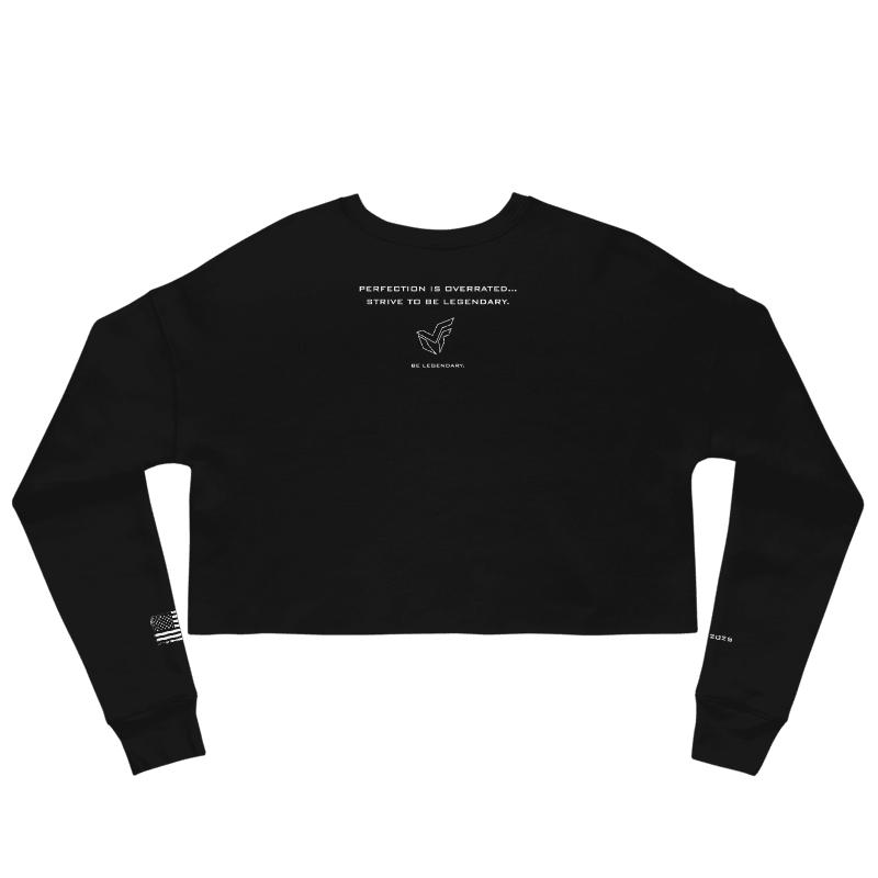 MF Women's Cropped Sweatshirt "PERFECTION IS OVERRATED"