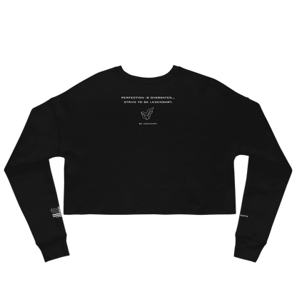 MF Women's Cropped Sweatshirt "PERFECTION IS OVERRATED"
