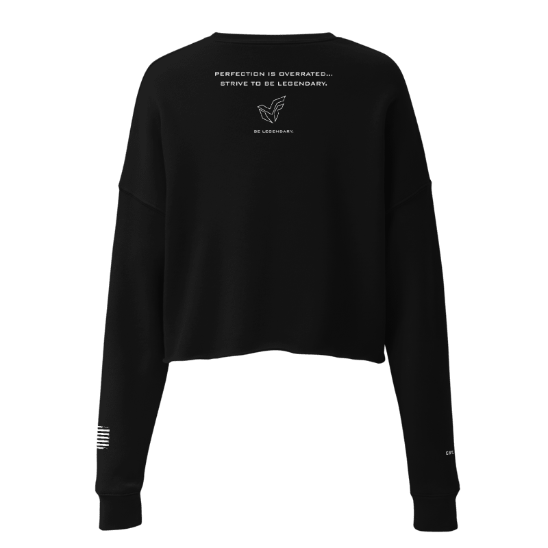 MF Women's Cropped Sweatshirt "PERFECTION IS OVERRATED"