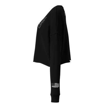 MF Women's Cropped Sweatshirt "PERFECTION IS OVERRATED"