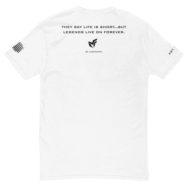 MF MEN'S FITTED TEE "THEY SAY LIFE IS SHORT"